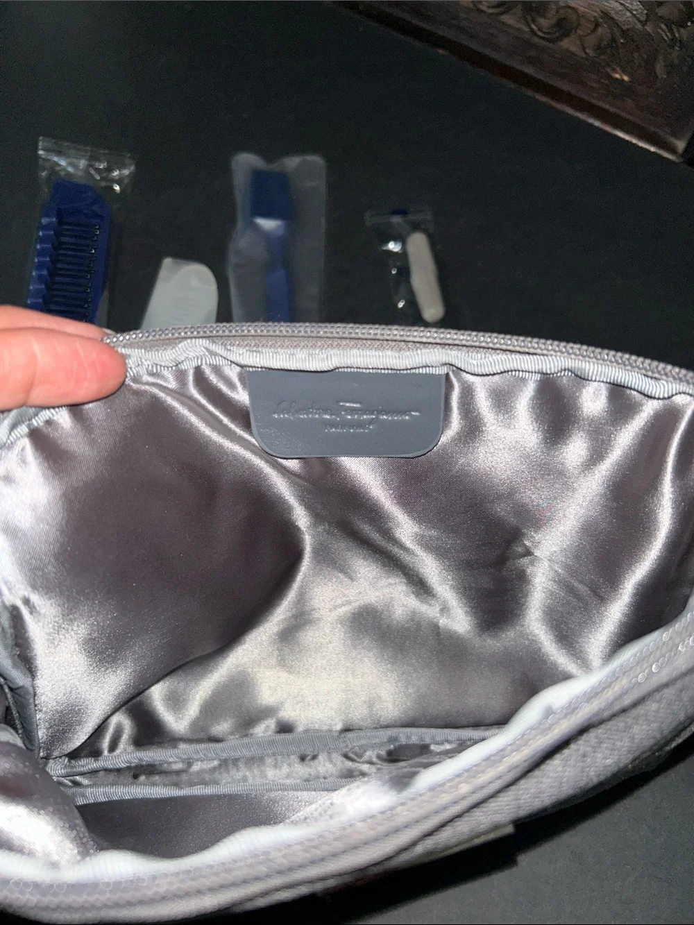 Unbranded Gray Men's Travel Organizer Pouch